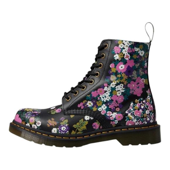 DR MARTENS 1460 PASCAL BOOTS UK 5 EU 38 US 7 VINTAGE FLORAL DOCS New! - Picture 5 of 16